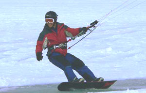 Snowkiting in Minnesota