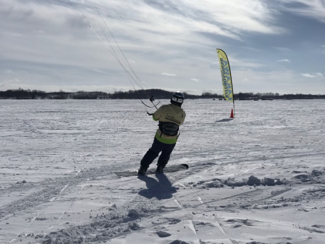 Snowkiting in Minnesota