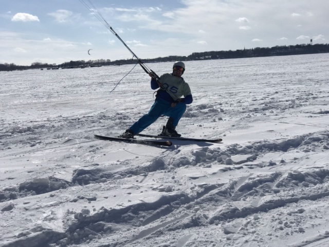 Snowkiting in Minnesota