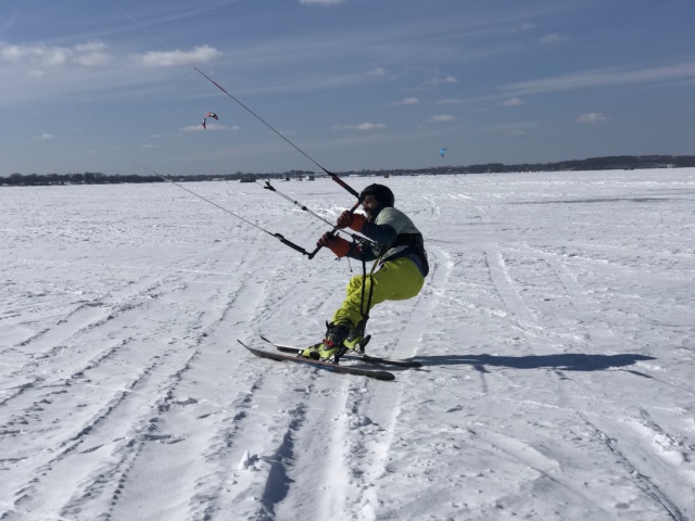 Snowkiting in Minnesota