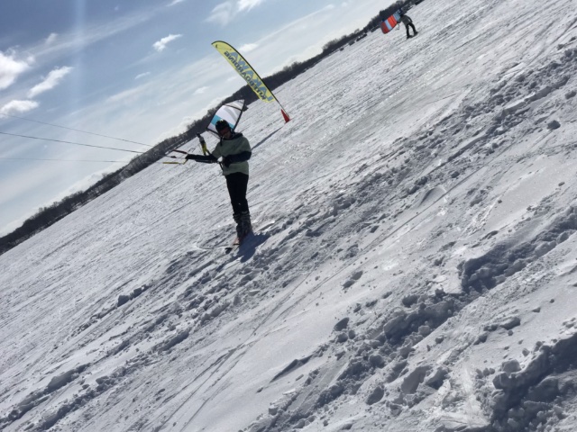 Snowkiting in Minnesota