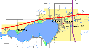 Kitesurfing at Clear Lake Iowa
