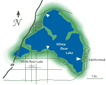 Kitesurfing at White Bear Lake